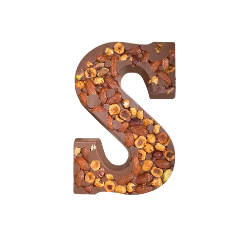 Australian Chocolate Letter Milk Nuts